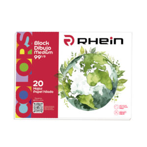 BLOCK DE DIBUJO MEDIUM RHEIN 99 1/8 20 HOJAS