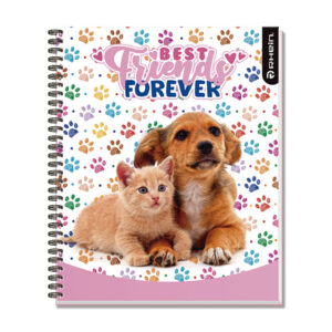 CUADERNO RHEIN UNIV PUPPIES 100 HOJAS 7MM
