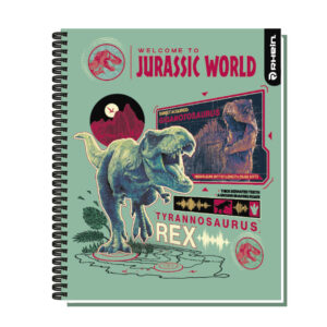 CUADERNO RHEIN UNIV JURASSIC WORLD 100 HOJAS 7MM