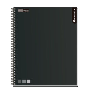 CUADERNO RHEIN UNIV ONE COLOR 100 HOJAS 7MM NEGRO