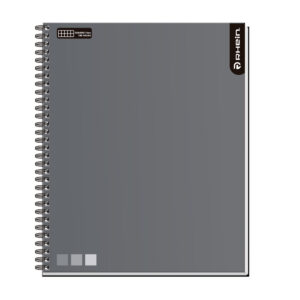 CUADERNO RHEIN UNIV ONE COLOR 100 HOJAS 7MM GRIS