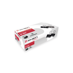 CLIP DOBLE NEGRO 15 MM. METÁLICO RHEIN