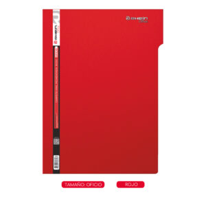 CARPETA VINIL PIGMENTADA OFICIO NEGRO RHEIN