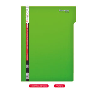 CARPETA VINIL PIGMENTADA OFICIO VERDE RHEIN