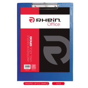 ANOTADOR SIMPLE VINIL OFICIO AZUL RHEIN