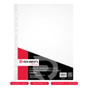 FUNDA PARA ARCHIVO PP CARTA BLANCO RHEIN