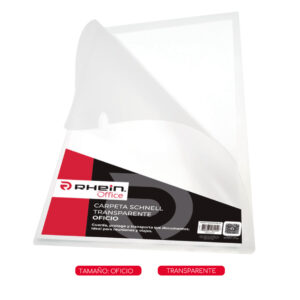 CARPETA SCHNELL TRANSPARENTE OFICIO RHEIN