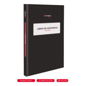 LIBRO REGISTRO DE ASISTENCIA 100 HOJAS RHEIN