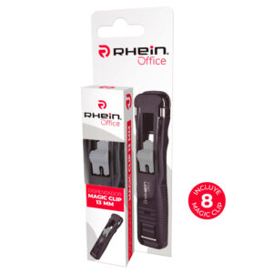 DISPENSADOR MAGIC CLIP 13 MM. MEDIANA GRIS RHEIN