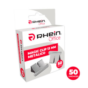 REPUESTO PARA MAGIC CLIP 1201 13 MM. METÁLICO 50 UNIDADES CROMADO RHEIN