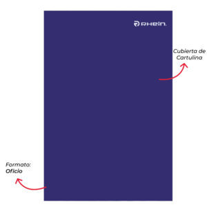 ARCHIVADOR PLASTIFICADO AZUL CON GUSANO