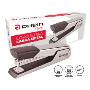 CORCHETERA METÁLICA LARGA 25 HOJAS PLATEADA RHEIN